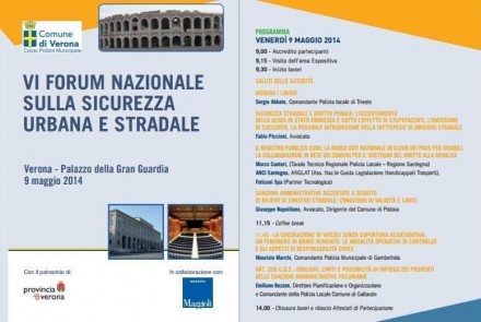 VI Forum Nazionale sulla Sicurezza Urbana e Stradale di Verona - Traffid